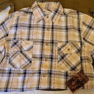 Clampdown Short Sleeve Plaid Shirt